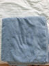 金號（KING SHORE） 純棉A類提緞加大浴巾160*80cm 素色簡約嬰幼兒可用 440g/條 加大蘭色1條160*80cm/440g 曬單實拍圖