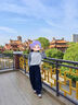 優(yōu)優(yōu)1點(diǎn)（Yoyo one）女童牛仔褲春秋款休閑褲子兒童彎刀褲2025秋裝闊腿褲 13236藍色彎刀牛仔褲 160 160cm 曬單實(shí)拍圖