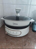美的（Midea）烤肉鍋電烤盤(pán)多功能電火鍋一鍋多用電煮鍋分體式燉蒸煮一體電熱鍋火鍋專(zhuān)用鍋烤涮一體多功能料理鍋 9.5L 【配煎烤盤(pán)和蒸籠】HGE2803 曬單實(shí)拍圖