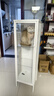 宜家（IKEA）BAGGEBO巴格布玻璃門櫥柜116CM金屬摩登白色現(xiàn)代簡約 金屬白色玻璃門櫥柜 曬單實(shí)拍圖