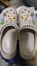 星期六【踩屎感軟底】洞洞鞋厚底女鞋包頭半拖沙灘涼鞋百搭涼拖鞋女外穿 卡其色 40 曬單實(shí)拍圖