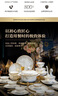 洛威景德鎮家用陶瓷餐具套裝碗盤(pán)套裝家用喬遷新居大好河山62件 曬單實(shí)拍圖