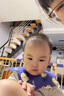 愛(ài)貝迪拉嬰兒口水巾4條裝純棉圍嘴360度旋轉新生兒用品寶寶防水圍兜 曬單實(shí)拍圖