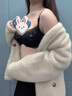 B·W FOREST維密法式蕾絲內(nèi)衣薄款女夏性感胸罩純欲風(fēng)胸衣軟鋼圈文胸套裝 黑色套裝 70B 曬單實(shí)拍圖
