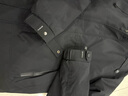 奧駿帝爸爸保暖羽絨上衣男士羽絨服中老年人男外套冬季加厚中年寬松男裝 8698款黑色 加厚保暖 3XL 140-160斤 曬單實(shí)拍圖