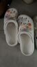 名創(chuàng)優(yōu)品（MINISO）洞洞鞋男女夏季外穿涼鞋防滑厚底踩屎感包頭涼拖鞋 白色+海洋星星 曬單實(shí)拍圖