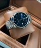 歐米茄瑞士認證手表男士機械表大方時(shí)尚鑲鉆奢華高檔超薄專(zhuān)用男表 本色藍面 曬單實(shí)拍圖