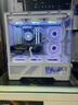 瓦爾基里（VALKYRIE）VK03-M WHITE 白色 M-ATX 游戲電腦臺式機箱 支持360水冷 6.2吋觸摸屏 曲面玻璃270°海景房 曬單實(shí)拍圖