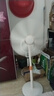 祥瓏小型立式電風(fēng)扇家用電扇客廳臺式宿舍音靜無(wú)網(wǎng)罩遙控大風(fēng)力落地扇 米色七葉落地扇（升級款）+3米延長(cháng)線(xiàn) 曬單實(shí)拍圖
