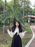 妍莉芬（yanlifen）2025秋季搭配衣服女裝新中式國(guó)風(fēng)針織毛衣連衣裙子穿搭套裝女春秋 針織開(kāi)衫+黑色裙子 M 【95-105斤】 曬單實(shí)拍圖