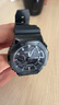 適配G-SHOCK卡西歐GM2100 GA2100 DW5600系列農家橡樹(shù)橡膠表帶男 黑色-銀色扣 16mm 曬單實(shí)拍圖