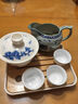 XP新款茶盤(pán)簡(jiǎn)易茶盤(pán)家用干泡茶盤(pán)旅行茶具茶托瀝水盤(pán)小型茶海竹茶 本色方形(20*20cm) 曬單實(shí)拍圖