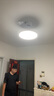 歐普（OPPLE）風(fēng)扇燈吊扇燈24瓦LED照明低噪音餐廳臥室吊燈燈具包安裝 冰風(fēng)白 曬單實拍圖