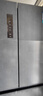 海信（Hisense）真空500冰箱零嵌入式法式四開(kāi)門(mén)冰箱超薄家用冰箱一級能效除菌凈味國家補貼20%BCD-500WNK1DPV 暖云灰 曬單實(shí)拍圖