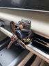 HXK飛機車(chē)載香薰車(chē)用香水空調汽車(chē)出風(fēng)口裝飾掛件用品男車(chē)上飾品擺件 酷黑熊(單個(gè)6香片)全年香片免費領(lǐng)/下同 曬單實(shí)拍圖