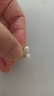 PWLS925銀淡水珍珠耳墜水滴小耳釘氣質(zhì)百搭耳環(huán)簡(jiǎn)約高級感甜美耳飾女 淡水珍珠耳釘【925銀】 曬單實(shí)拍圖