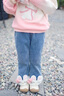 G.DUCKKIDS小黃鴨童裝女童褲子加絨加厚兒童牛仔褲冬季保暖長(zhǎng)褲可愛(ài)寶寶棉褲 藍(lán)色 120 尺碼5~6歲【110-120cm】 曬單實(shí)拍圖