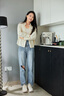 斯凱奇（Skechers）女鞋秋季舒適休閑時尚運動厚底老爹鞋117685 自然色/NAT -女款 39 曬單實拍圖