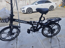 鳳凰（PHOENIX）可折疊自行車成人男女士2025新款官方超輕便攜代步變速免安裝單車 禧瑪諾變速【全套軸承】五刀輪黑 20寸【身高145-175cm】 曬單實(shí)拍圖
