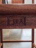 東成紅木家具緬甸花梨（學(xué)名：大果紫檀）新中式書(shū)桌梳妝臺學(xué)習桌全實(shí)木辦公桌電腦桌寫(xiě)字臺明式 126CM一桌一椅組合 曬單實(shí)拍圖