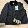 博柏利（BURBERRY）【禮物】女裝 及腰短款絎縫尼龍夾克 曬單實(shí)拍圖