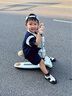 永久兒童滑板車(chē)1-12歲寶寶可坐滑滑車(chē)男女孩可折疊三輪加寬更穩更安全 曬單實(shí)拍圖