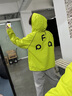 FPA哈蘇撞色防水沖鋒衣外套男秋季  潮牌潮流戶(hù)外運動(dòng)登山服沖鋒夾克 芥末綠 S 曬單實(shí)拍圖
