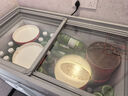 冰爾瑪冰柜商用大容量冷柜冰箱冷藏展示柜雪糕柜超市點菜柜保鮮全冷凍兩用透明玻璃臥式島柜家用 1.0米雙門【豪華款】 曬單實拍圖