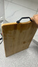 京東京造 菜板 砧案板切菜家用雙面廚房竹板【天然楠竹】38*28*1.7cm 曬單實(shí)拍圖