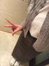 妍莉芬（yanlifen）秋裝搭配一整套韓劇穿搭衣服氣質(zhì)小香風(fēng)連衣裙兩件套裝女裙子春秋 內搭+開(kāi)衫+裙子 L 【105-115斤】 曬單實(shí)拍圖