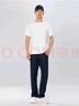 MARKLESS【安心品質(zhì)】純棉親膚T恤男士純色短袖打底衫5630 云峰白 L 曬單實(shí)拍圖