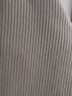 鉑朗尼奧羽絨服女秋冬季假兩件歐貨拼接針織蝙蝠袖連帽羽絨外套 灰色 XL 曬單實(shí)拍圖
