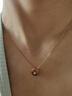 I Do【七夕禮物】Round 18K玫瑰金鉆石項(xiàng)鏈吊墜情人節(jié)禮物生日送女友 【現(xiàn)貨】十字鏈 18K/3分 曬單實(shí)拍圖