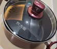 炊大皇 湯鍋不粘鍋 易潔煲湯燉煮熬粥湯奶鍋22cm 磁爐通用 溢彩WG14320 曬單實(shí)拍圖