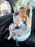 優(yōu)樂博（ULOP）兒童安全座椅0-4-12歲i-size智能雙通風(fēng)加熱車載嬰兒寶寶汽車座椅 卡特香檳（前后通風(fēng)+175°躺角） 曬單實拍圖