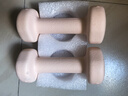 Keep 彩色浸塑啞鈴 男女家用家庭健身肌肉塑形手臂輕重量櫻粉 1kg*2 曬單實(shí)拍圖