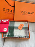 ZEYAUP純羊毛圍巾女秋冬季保暖圍脖送女朋友老婆閨蜜圣誕節新年生日禮物 牛油果綠【品牌高檔輕奢禮盒裝】 180*32cm 曬單實(shí)拍圖