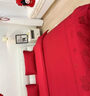 結婚四件套喜慶婚嫁新婚紅色刺繡床單被套婚慶床上用品床笠被罩 吾家有喜-紅色 床單款 2.0m四件套【被套220x240cm】 曬單實(shí)拍圖