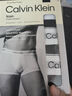 Calvin KleinCK 男士平角內褲套裝 3條裝 送男友禮物 U2664G 998黑白灰 XL 曬單實(shí)拍圖