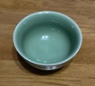 龍泉青瓷米飯碗陶瓷新款創(chuàng  )意中式餐具家用加厚吃飯碗大號面湯碗喝粥碗小碗 4.5英寸梅子青碗 曬單實(shí)拍圖