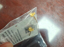 周六福小金花足金999黃金耳釘女七夕禮物計價AC090379  一對 約0.64g 曬單實拍圖