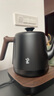 鳴盞燒水壺泡茶 電熱水壺功夫茶壺電茶爐 茶藝師專用電茶壺 智能恒溫茶具磨砂MZ152A黑色 曬單實(shí)拍圖