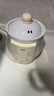 天際（TONZE） 電燉鍋電燉盅煮粥神器煲粥鍋煲湯鍋迷你小型1-2人家用多功能BB粥寶寶專用陶瓷燉盅10AW 奶白色【無(wú)微壓按鍵款】 1L 曬單實(shí)拍圖