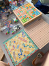 得力（deli）六合一兒童游戲棋套裝圍棋象棋跳棋飛行棋斗獸棋啟智禮物 曬單實(shí)拍圖