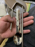 泰福高（TAFUCO）316不銹鋼泡面碗學(xué)生食堂打飯上班族飯盒可瀝水0.9L內(nèi)置餐具T5272 曬單實(shí)拍圖