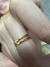 周大福簡(jiǎn)約INS風(fēng)雙層幾何H黃金戒指女(工費:220計價(jià))F224376禮物 11號 足金 約1.40g 曬單實(shí)拍圖