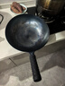 哥思頓章丘炒鍋熟鐵正宗無涂層燃?xì)庠罴矣描F鍋魚鱗款34cm 曬單實(shí)拍圖