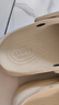 卡駱馳（crocs）女鞋厚底云朵洞洞鞋戶(hù)外休閑時(shí)尚一腳蹬沙灘鞋 206750-2Y2 38-39 曬單實(shí)拍圖