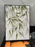 畫(huà)百將高級感手繪油畫(huà)竹子寓意好茶室客廳裝飾畫(huà)玄關(guān)掛畫(huà)入戶(hù)正對門(mén)壁畫(huà) 手繪油畫(huà)《竹子》可定制 手繪油畫(huà)70*100cm 【亮金色拉絲鋁合金框】 曬單實(shí)拍圖