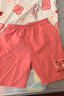 浪莎（LangSha）兒童睡衣女童夏季薄款純棉中大童少女家居服短袖套裝 粉色小熊160 曬單實(shí)拍圖